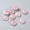 Natural Rose Quartz Cabochons G-L553-39-1