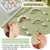 84Pcs 6 Styles Acrylic Imitation Pearl Beads Ball Stud Earring Findings STAS-FH0001-55-4