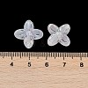 Frosted Transparent Acrylic Beads X1-OACR-P029-09B-05-4