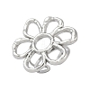 304 Stainless Steel Open Cuff Rings for Women RJEW-U060-04B-P-2