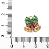 Christmas Alloy Enamel Pendants ENAM-F156-01G-02-3