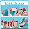2 Bags 2 Colors Zinc Alloy Enamel & Resin & Crystal Rhinestone Shoe Laces FIND-PH0028-03-3