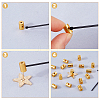 Alloy and Brass Pin Keepers Locking Clasps TOOL-WH0059-082A-G-3