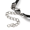 Faux Suede Double Cord Bracelet Making LS-STAS-M084-10P-06-3