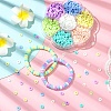 68G 7 Colors Handmade Polymer Clay Beads CLAY-YW0002-21-5