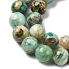Natural Green Line Jasper  Beads Strands G-L639-A01-10mm-4