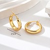 304 Stainless Steel Hoop Earrings QM4377-4-1