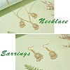 10Pcs Rack Plating Brass Micro Pave Clear Cubic Zirconia Pendants ZIRC-SZ0004-19-4