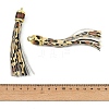 PU Leather Tassel Pendant Decorations FIND-K027-01G-02-3