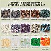 750Pcs 15 Styles Natural & Synthetic Gemstone Beads Set G-NB0003-86-5