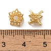 Brass Bead Caps KK-C072-04B-LG-2