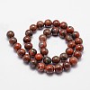 Natural Brecciated Jasper Bead Strands G-D840-67-8mm-2