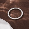 990 Sterling Silver Finger Rings RJEW-Z128-01S-02-3