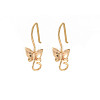 Brass Earring Hooks KK-S356-658G-NF-1