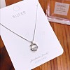 925 Sterling Silver Pendant Necklaces NJEW-BB34686-P-1