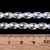 Electroplate Transparent Glass Beads Strands LS-GL-N002-01A-A01-4