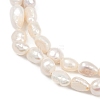 Natural Cultured Freshwater Pearl Beads Strands PEAR-P064-20H-01A-4