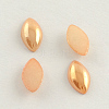 Pearlized Plated Opaque Glass Cabochons LS-PORC-S779-6x12-20-1