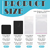 100Pcs 2 Styles Paper Earring Display Cards CDIS-TA0001-50-4