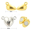 20 Sets 2 Colors Alloy Magnetic Clasps PALLOY-CJ0002-34-2