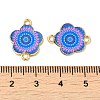 Printed Alloy Enamel Connector Charms ENAM-N056-200F-3