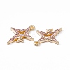 Alloy Rhinestone Pendants PALLOY-P287-08LG-02-3