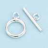 925 Sterling Silver Toggle Clasps STER-T008-51S-1