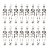 60Pcs Tibetan Style Alloy Pendants for Halloween TIBEP-UN0001-17-1
