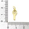 Rack Plating Brass Micro Pave Cubic Zirconia Pendants KK-D359-04G-3