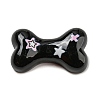 Black & Pink Opaque Resin Cabochons LS-CRES-P026-A01-1