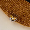 304 Stainless Steel Pave Cubic Zirconia Finger Rings for Women CU-CBAA973-06G-1