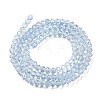 Transparent Baking Paint Glass Beads Strands DGLA-A034-T4mm-D13-2