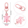 3Pcs Resin Tortoise Pendant Decorations HJEW-TA0001-39J-3