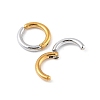 304 Stainless Steel Clip-on Earrings EJEW-Z014-01G-GP-2