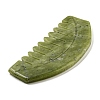 Natural Xiuyan Jade Massage Combs AJEW-K045-01A-2