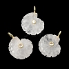 Natural Quartz Crystal Carved Pendants X-G-C282-01J-1