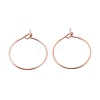 24Pcs 4 Size 316L Surgical Stainless Steel Hoop Earring Findings STAS-ZZ0001-03RG-4