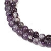 Natural Amethyst Beads Strands G-M445-6mm-01E-4