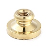Texture Theme Roung Brass Stamp Head LS-AJEW-M036-06H-G-3