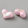 Electroplate Opaque Acrylic Beads MACR-WH0010-38A-2
