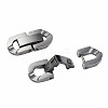 Non-Tarnish 304 Stainless Steel Fold Over Clasps X-STAS-N087-48B-01P-4