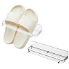 AHADEMAKER 4 Sets 2 Colors Transparent Plastic Slipper Racks AJEW-GA0004-90-1