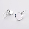 Brass Leverback Earring Findings LS-X-KK-H023-S-NR-1