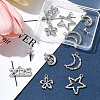 12Pcs 6 Styles Alloy Pendants FIND-FS0003-38P-7
