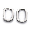 Tarnish Resistant 304 Stainless Steel Huggie Hoop Earrings STAS-J033-11A-P-2