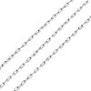 304 Stainless Steel Paperclip Chains CHS-M009-07P-01-1