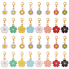 32Pcs 16 Styles Alloy Enamel Shoes Charms HJEW-PH01947-1