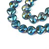 Electroplate Glass Beads Strands X-EGLA-S188-14-B01-3