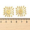 304 Stainless Steel Bead Caps X1-STAS-B087-10H-G-3