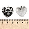Leopard Print Brass Enamel Stud Earrings for Women EJEW-U055-15C-S-3